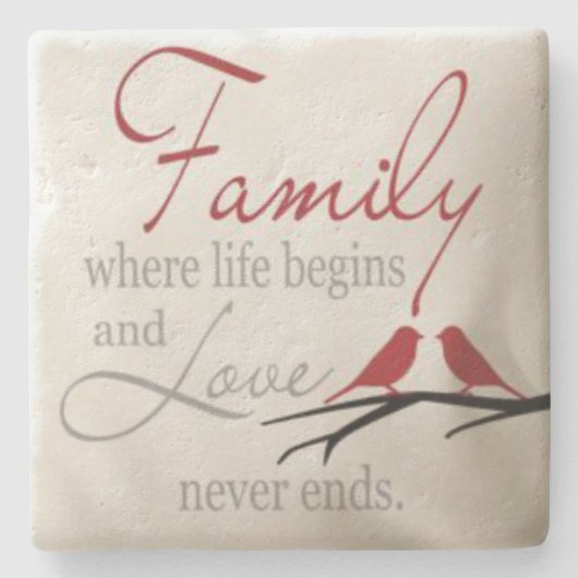 Kalksteen Onderzetters (Voorkant)