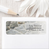 Kalksteen retour adreslabels etiket (Insitu)