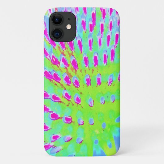 Kalksteengroen en Paarse Abstracte-klonventilator Case-Mate iPhone Case (Achterkant)