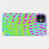Kalksteengroen en Paarse Abstracte-klonventilator Case-Mate iPhone Case (Achterkant (horizontaal))