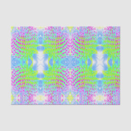 Kalksteengroen en Paarse Abstracte-klonventilator Tissuepapier