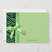 Kalksteenparels en zebrastripes kaart (Achterkant)