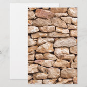 kalksteenwand briefpapier (Voorkant / Achterkant)