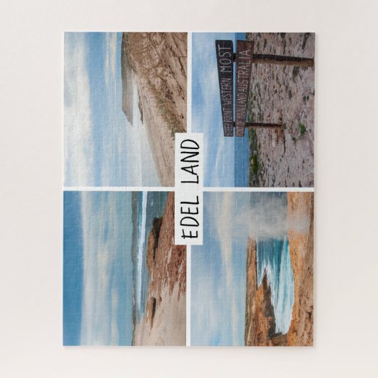 Kalkstenen kliffen spectaculaire kust, 520 stuks legpuzzel (Verticaal)