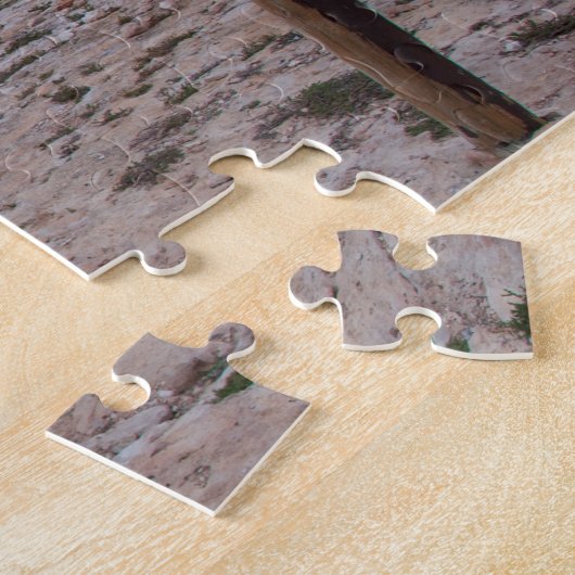 Kalkstenen kliffen spectaculaire kust, 520 stuks legpuzzel (Zijkant)