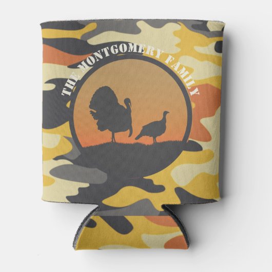 Kalkuun en Camo Blikjeskoeler (Voorkant)