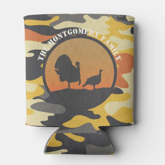 Kalkuun en Camo Blikjeskoeler (Achterkant)