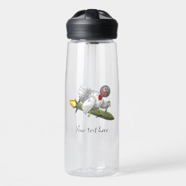 Kalkuun in de ruimte raket waterfles
