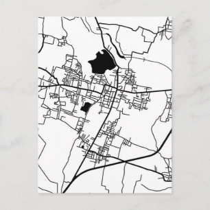 Kallakurichi Tamil Nadu stadsplattegrond Briefkaart