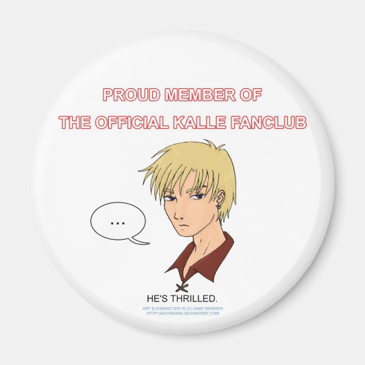 Kalle Fanclub Magnet (Voorkant)