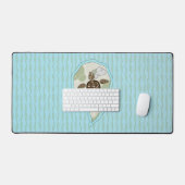 Kallie de Zee schildpad Bureaumat (Keyboard & Muis)