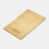 Kalligrafeerde Elegant Monogram Sjabloon  Post-it® Notes (Schuin)