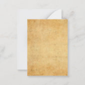 Kalligrafeerde Monogram Nostalgie Sjabloon (Achterkant)