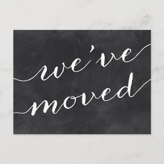 kalligrafie | Adreswijziging Aankondigingskaart (Voorkant)