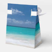 Kalligrafie Beach Wedding Favor Boxes Tent Bedankdoosjes (Achterkant)