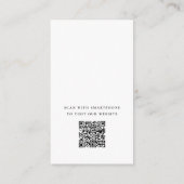 Kalligrafie Beige & Zwart RSVP Bruiloft Website Informatiekaartje (Achterkant)