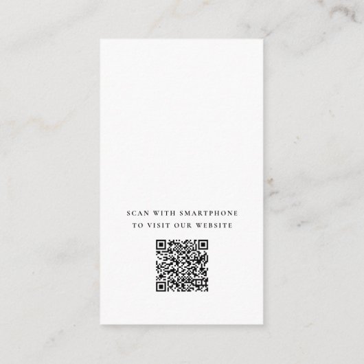 Kalligrafie Beige & Zwart RSVP Bruiloft Website Informatiekaartje (Achterkant)