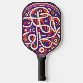 kalligrafie, belettering met de hand, pickleball paddle