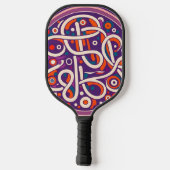 kalligrafie, belettering met de hand, pickleball paddle (Achterkant)