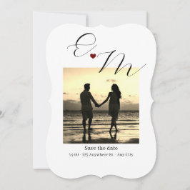 Kalligrafie Bewaar de datum Bruiloft Verloving Kaa