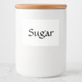  kalligrafie bewerkbare labelset voedselcontainer etiket (Voorkant)