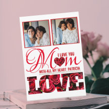 Kalligrafie bloementrendy moderne foto Moederdag