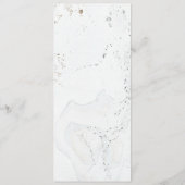 Kalligrafie Bruiloft Menu | Goud (Achterkant)