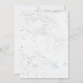 Kalligrafie bruiloft uitnodiging | Goud (Achterkant)