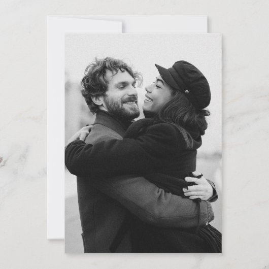 Kalligrafie bruiloft uitnodigingen (Achterkant)