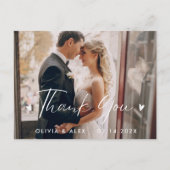 Kalligrafie Dank u Briefkaart (Voorkant)