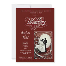 Kalligrafie dans bordeaux  foto Huwelijk