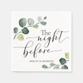 Kalligrafie De Nacht Voor Servetten (Voorkant)