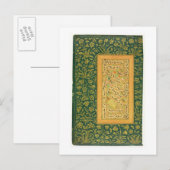 Kalligrafie door Mir Ali van Hart, met een Mughal Briefkaart (Voorkant / Achterkant)