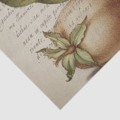 Kalligrafie (Dragonfly, anjers en peren) weefsel Tissuepapier (Detail)