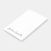 Kalligrafie Eenvoudig Gewone Professionele Naam Post-it® Notes (Schuin)
