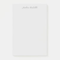 Kalligrafie Eenvoudige Grijze Professionele Naam