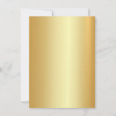 Kalligrafie Elegant Goud Sjabloon Script Modern (Achterkant)