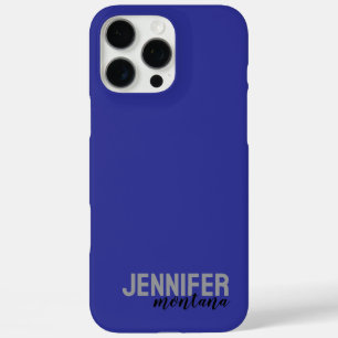 Kalligrafie Elegant Plain Voeg eigen naam toe iPhone 16 Pro Max Hoesje