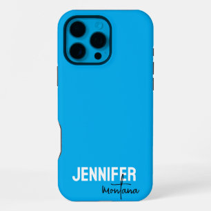 Kalligrafie Elegant Plain Voeg eigen naam toe iPhone 16 Pro Max Hoesje