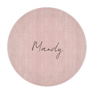 Kalligrafie Elegant Roos Goud Gewoon Eenvoudige Na Snijplank