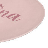 Kalligrafie Elegant Roos Goud Gewoon Eenvoudige Na Snijplank (Hoek)