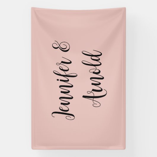 Kalligrafie Elegant Schattige Plain Spandoek (Verticaal)