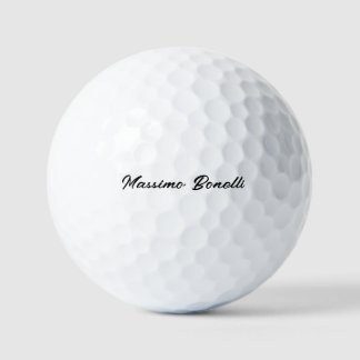 Kalligrafie Elegant Zwart Wit Eenvoudig Eenvoudige Golfballen