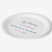 Kalligrafie Elegant Zwart & Wit Welkom Bruiloft Papieren Bordje (Gekanteld)