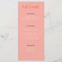 Kalligrafie Elegante Beige Bruiloft Menu Kaarten