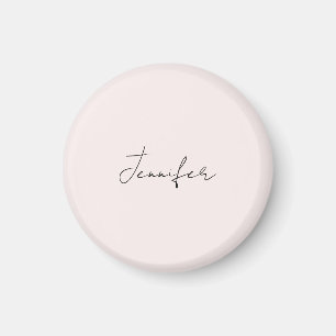 Kalligrafie Elegante Pastel Kleur Eenvoudig Simpel Magneet