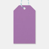 Kalligrafie Elegante Pastel Rood Gepersonaliseerde Cadeaulabel (Achterkant)