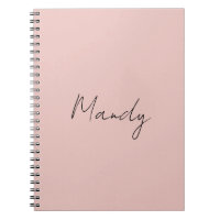 Kalligrafie Elegante Roze Goud Eenvoudige Naam