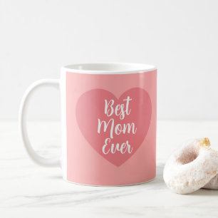Kalligrafie Elegante Roze Sjabloon Beste Moeder Oo Koffiemok