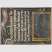 kalligrafie en landschap Ephemera-ontkoppeling Tissuepapier (Voorkant)